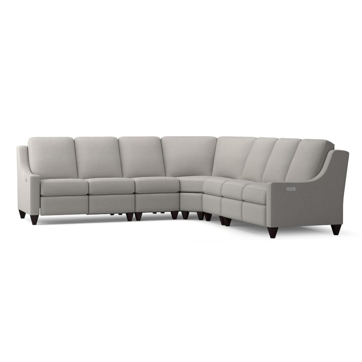 Benchmade Motion 5 Piece Reclining Fabric L-Shaped Sectional Sectionals Bassett Furniture 2 Benchmade Motion 5 Piece Reclining Fabric L-Shaped Sectional Sectionals Bassett Furniture 2