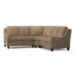 Benchmade Motion 3 Piece Reclining Fabric L-Shaped Sectional Sectionals Bassett Furniture 7