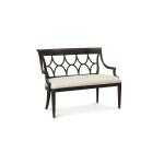 Woodridge Wood Back Arm Chair Cavern Black Chairs & Benches Bassett Furniture 6