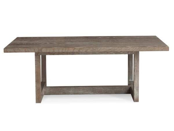 Liam Oak Rectangle Cocktail Table Cocktail & Coffee Tables Bassett Furniture