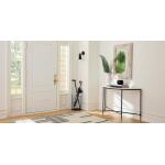 Keswick Demilune Console Table Black Iron Console Tables Bassett Furniture 9