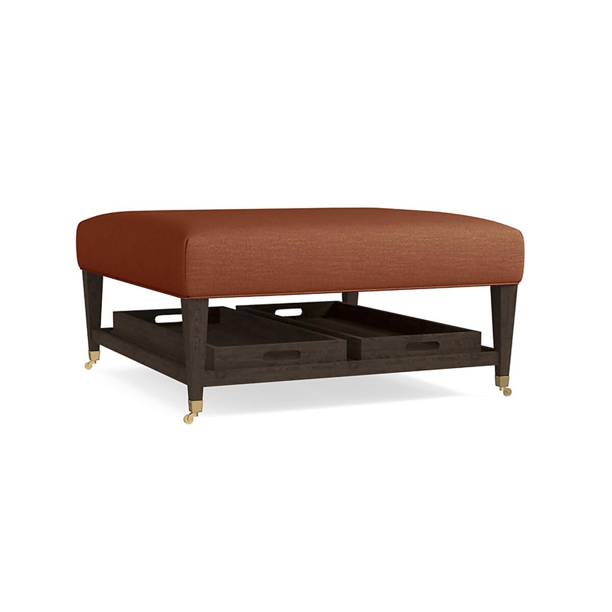 Kara Ottoman with Trays Ottomans & Poufs Bassett Furniture 2 Kara Ottoman with Trays Ottomans & Poufs Bassett Furniture 2