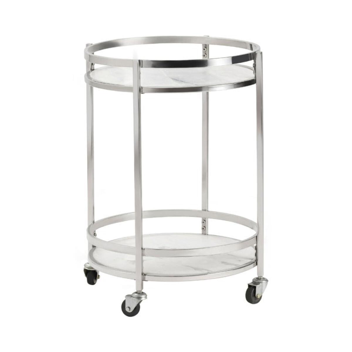 Hadley Marble Bar Cart Accent Furniture Crestview 2 Hadley Marble Bar Cart Accent Furniture Crestview 2