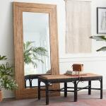 Louisa Crushed Bamboo Mirror Mirrors Bassett Furniture 5