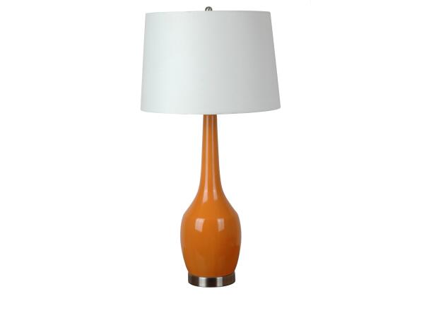 Nina Orange Table Lamp Lighting Crestview