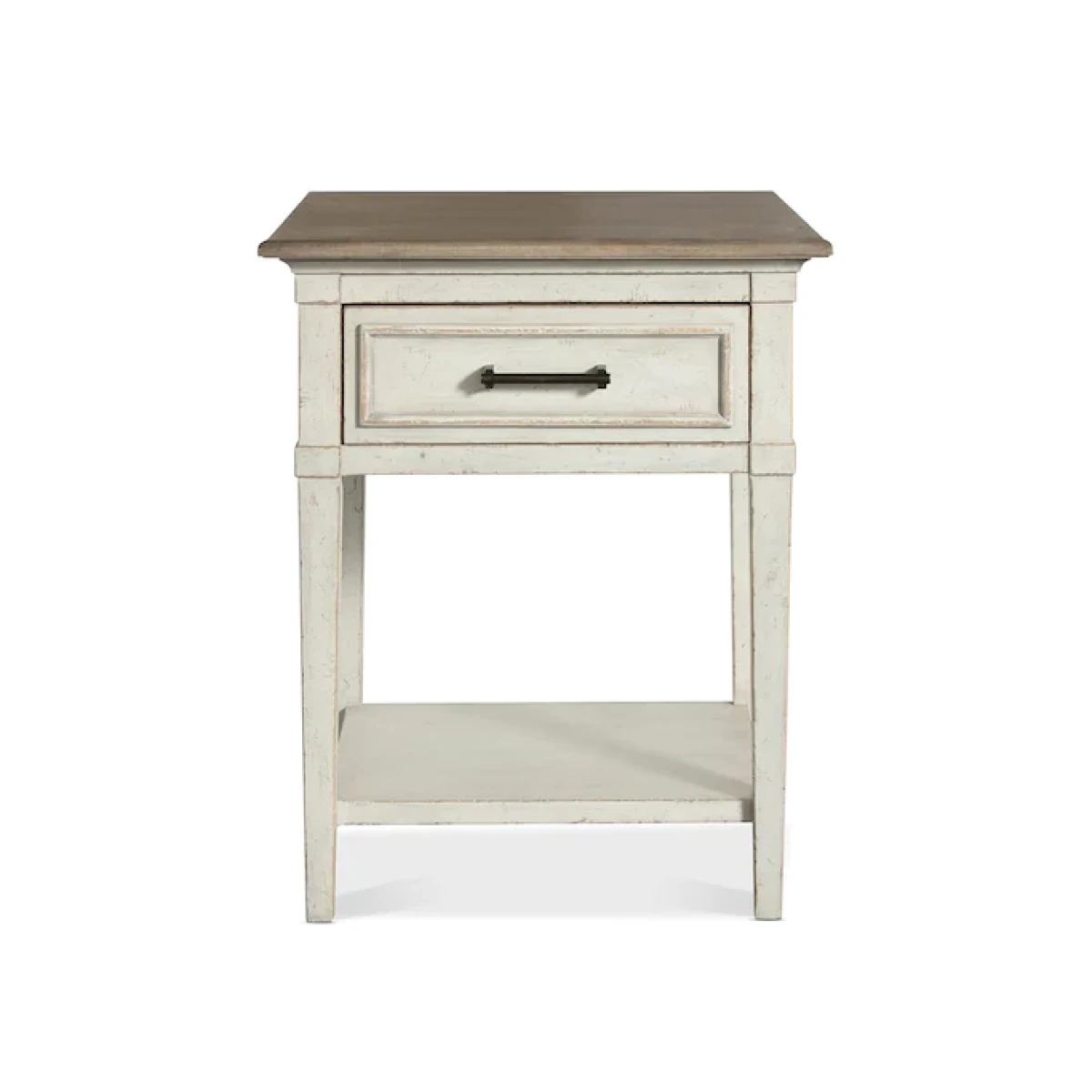 Bella Wood Top Bedside Table Bella Wood Top Bedside Table - Image 1