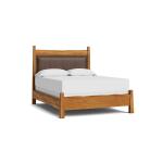 Heritage Live Edge Leather Upholstered Bed