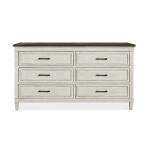 Bella 6 Drawer Stone Top Dresser Dressers Bassett Furniture 4