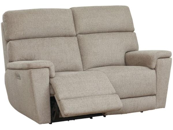 Beaufort Leather Power Loveseat Loveseats Bassett Furniture