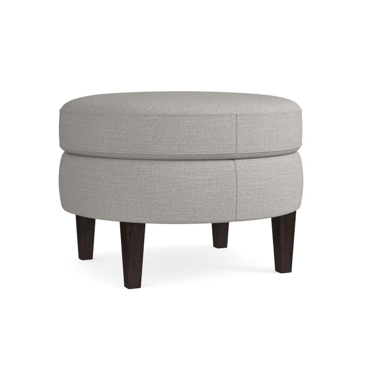 Delway Small Round Ottoman Ottomans & Poufs Bassett Furniture 2 Delway Small Round Ottoman Ottomans & Poufs Bassett Furniture 2