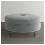 Custom Round Ottoman