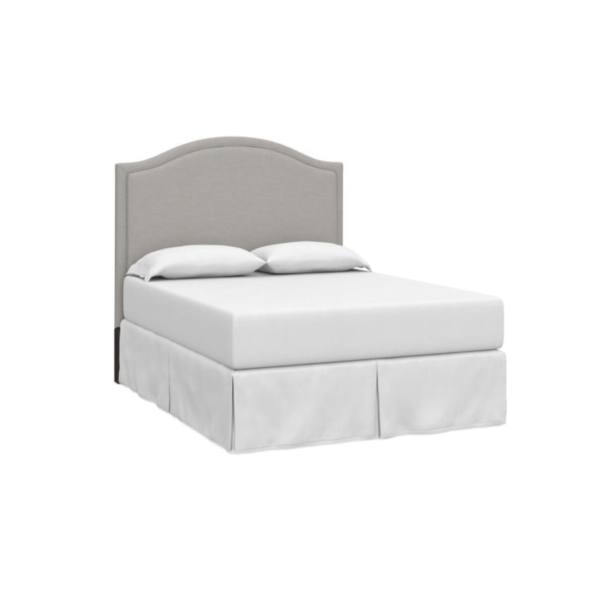 Custom Upholstered Florence Clipped Corner Bed Beds Bassett Furniture 2 Custom Upholstered Florence Clipped Corner Bed Beds Bassett Furniture 2