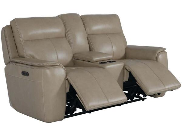 Manteo Power Motion Glider Recliner Loveseat With Console Loveseats 7