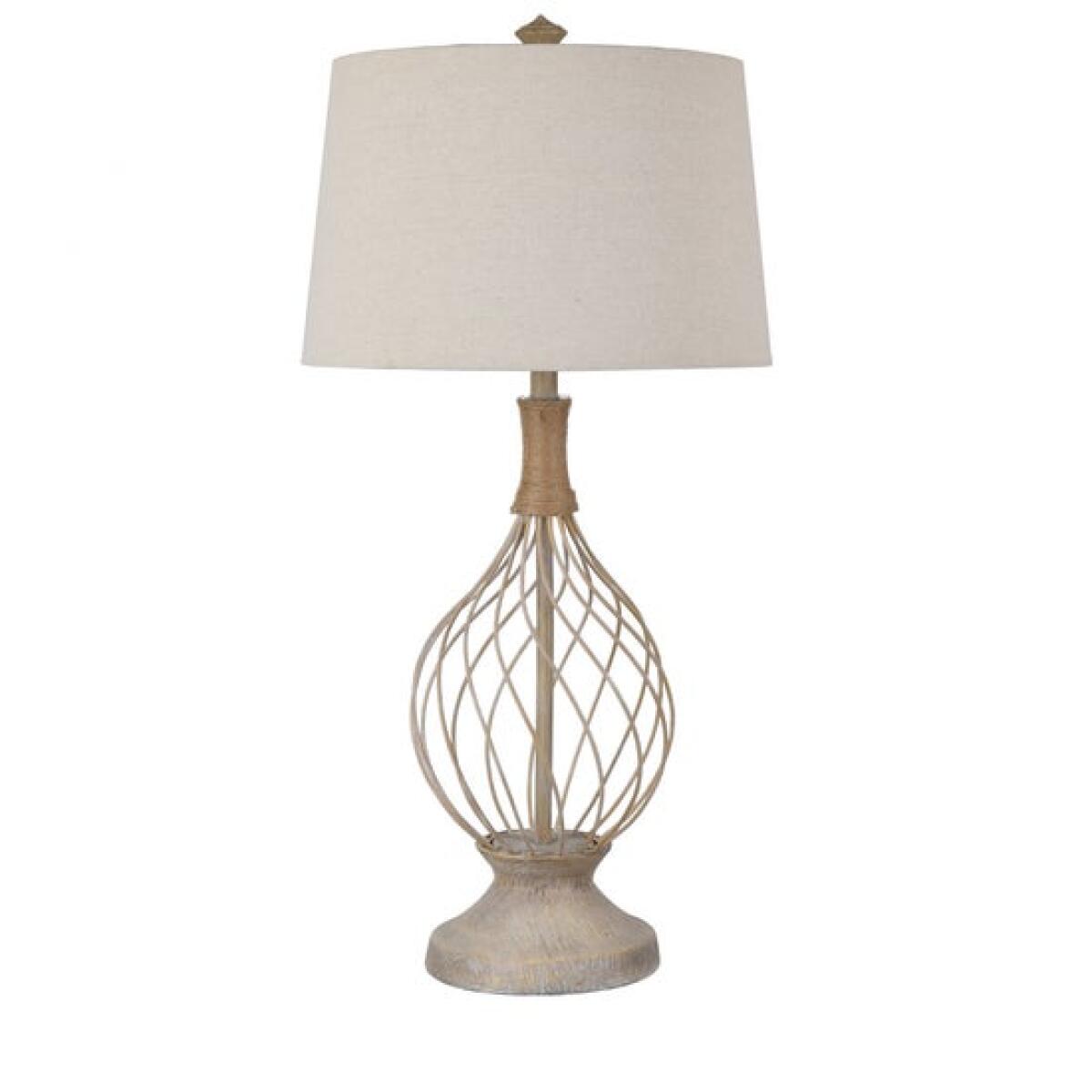 Belle Rive Jute & Wire Teardrop Lamp Lighting Crestview 2 Belle Rive Jute & Wire Teardrop Lamp Lighting Crestview 2