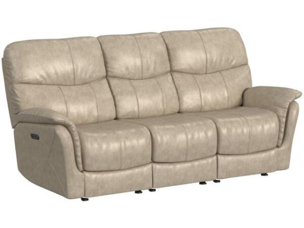 Club Level Cary Flax Power Sofa Sofas Bassett Furniture