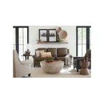 Benchmade Motion Reclining Leather Panel Arm Sofa - Image 2
