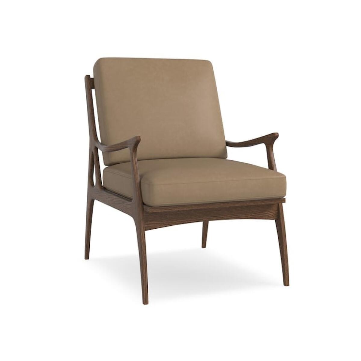 Serena Leather Accent Chair Serena Leather Accent Chair - Image 1