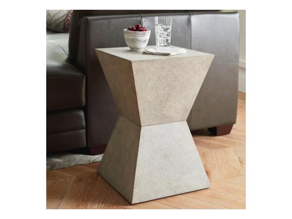 Boulder Modern Industrial Spot Table Chairside Tables Bassett Furniture