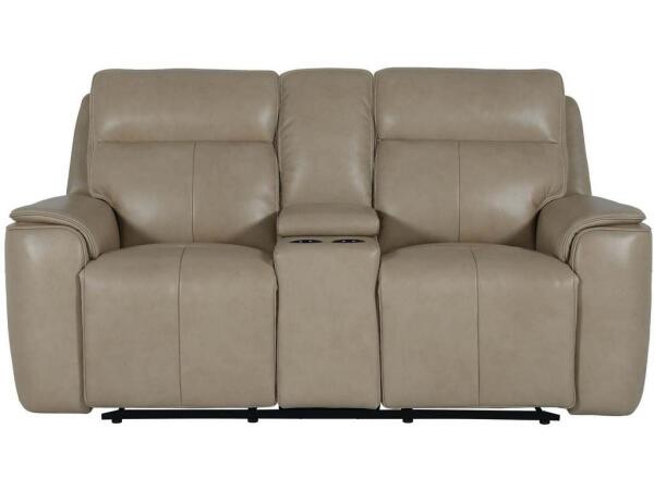 Manteo Power Motion Glider Recliner Loveseat With Console Loveseats 5