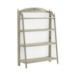Lydia Pale Grey and Chicken Wire Bookshelf
