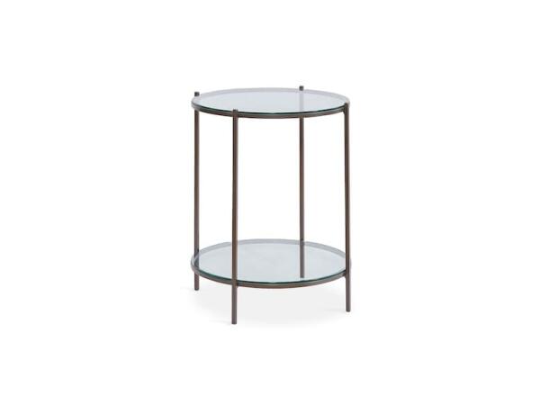 Linville Round Lamp Table End tables Bassett Furniture