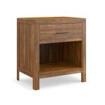 Benchmade Midtown Maple Nightstand W/Charger Nightstands Bassett Furniture 9