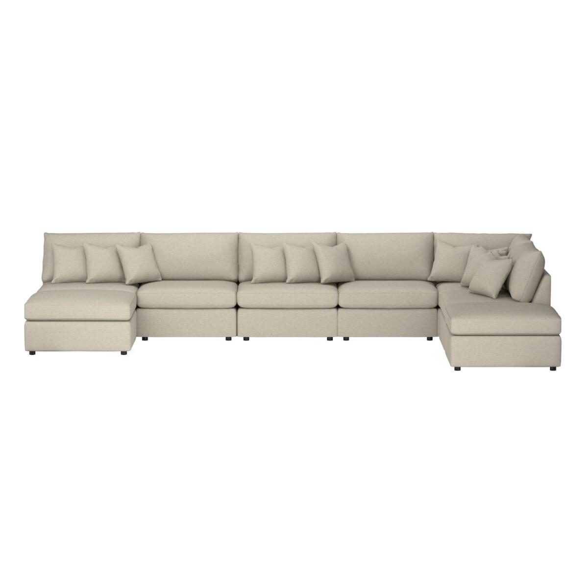 Beckham U-Shaped Sectional Sectionals Bassett Furniture 2 Beckham U-Shaped Sectional Sectionals Bassett Furniture 2