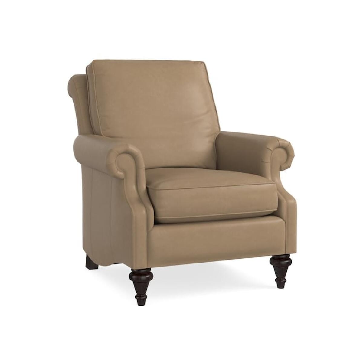 Oxford Leather Accent Chair 1494-02L Oxford Leather Accent Chair 1494-02L - Image 1
