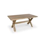 Crossbuck Live Edge Dining Table with Extendable Leaves Fawn Maple - Image 2
