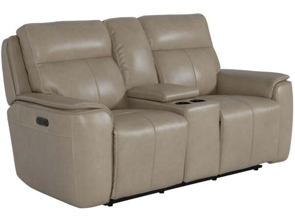 Manteo Power Motion Glider Recliner Loveseat With Console Loveseats 6