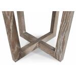 Benchmade Liam Oak Round End Table End tables Bassett Furniture 13