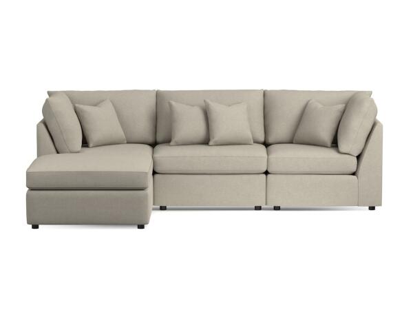 Beckham Small Chaise Sectional Sectionals Bassett Furniture