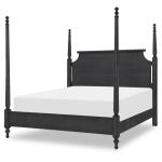 Complete High/low Poster Bed 5/0 Queen