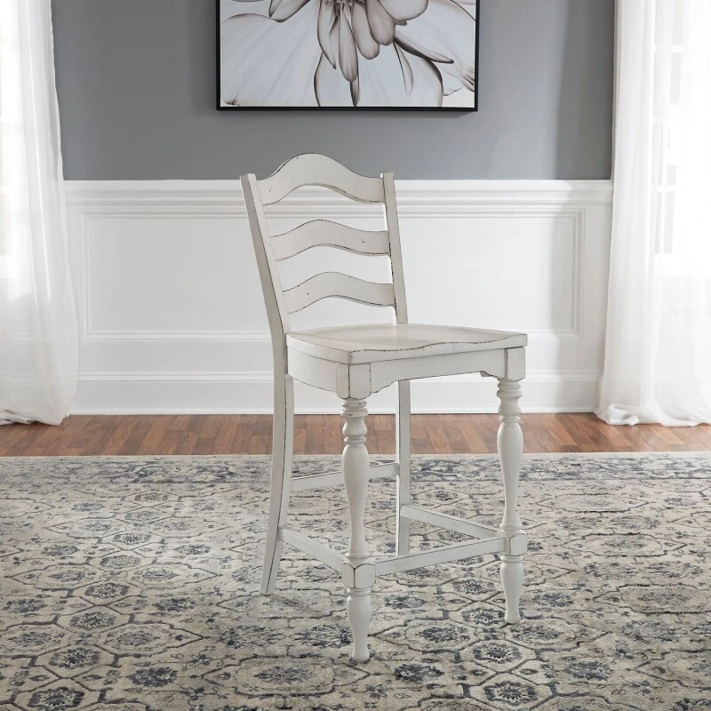 005c61d7bdcf4de8841ae0419b92d7c1 Magnolia Manor Ladder Back Counter Chair (RTA) - Image 1