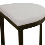 Ivanna Counter Stool, Black - Beige - Image 5