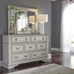 Abbey Park King California Sleigh Bed, Dresser & Mirror, Chest - Image 2