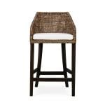 Savanah Rattan Barstool W/ Seat Cushion - Image 6