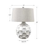 Guerina Table Lamp, White Lighting Lighting 11