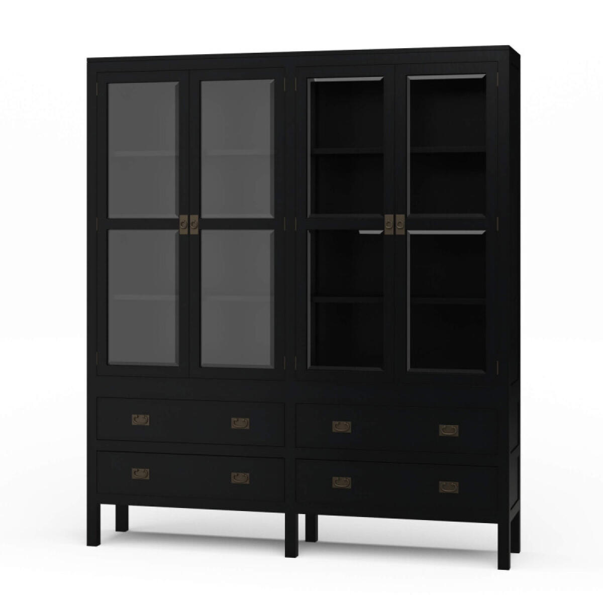 00c070e7b62e6c347b11046e65e0e9af Kagu 4 Door Cabinet - Image 1