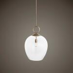 Calix, 1 Lt Pendant Lighting Brass / Gold 17
