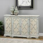 Sophie 4 Door Cabinet Dining Storage Cream 20