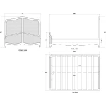 Covington Rattan Bed - Image 3