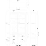 Kagu Tall 2 Door Cabinet - Image 3