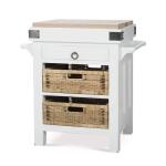 Sonoma Island W/ Rattan Baskets - Image 4