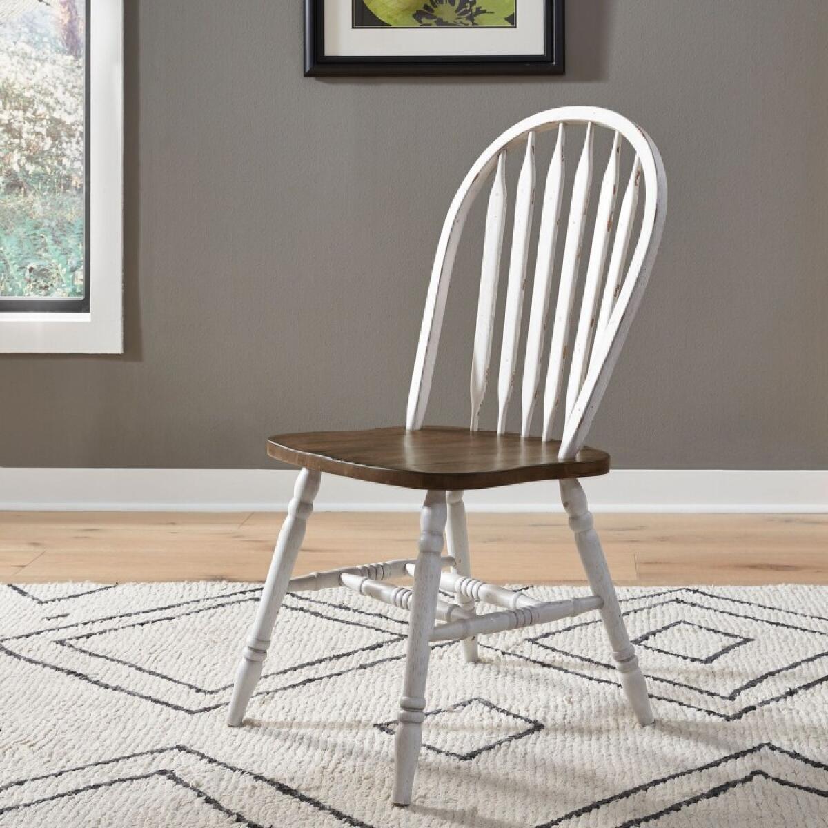 Carolina Crossing Windsor Side Chair- White Chairs & Benches Chairs & Benches 2 Carolina Crossing Windsor Side Chair- White Chairs & Benches Chairs & Benches 2