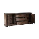 Provence Park 78 Inch TV Console Entertainment Stands Brown 22