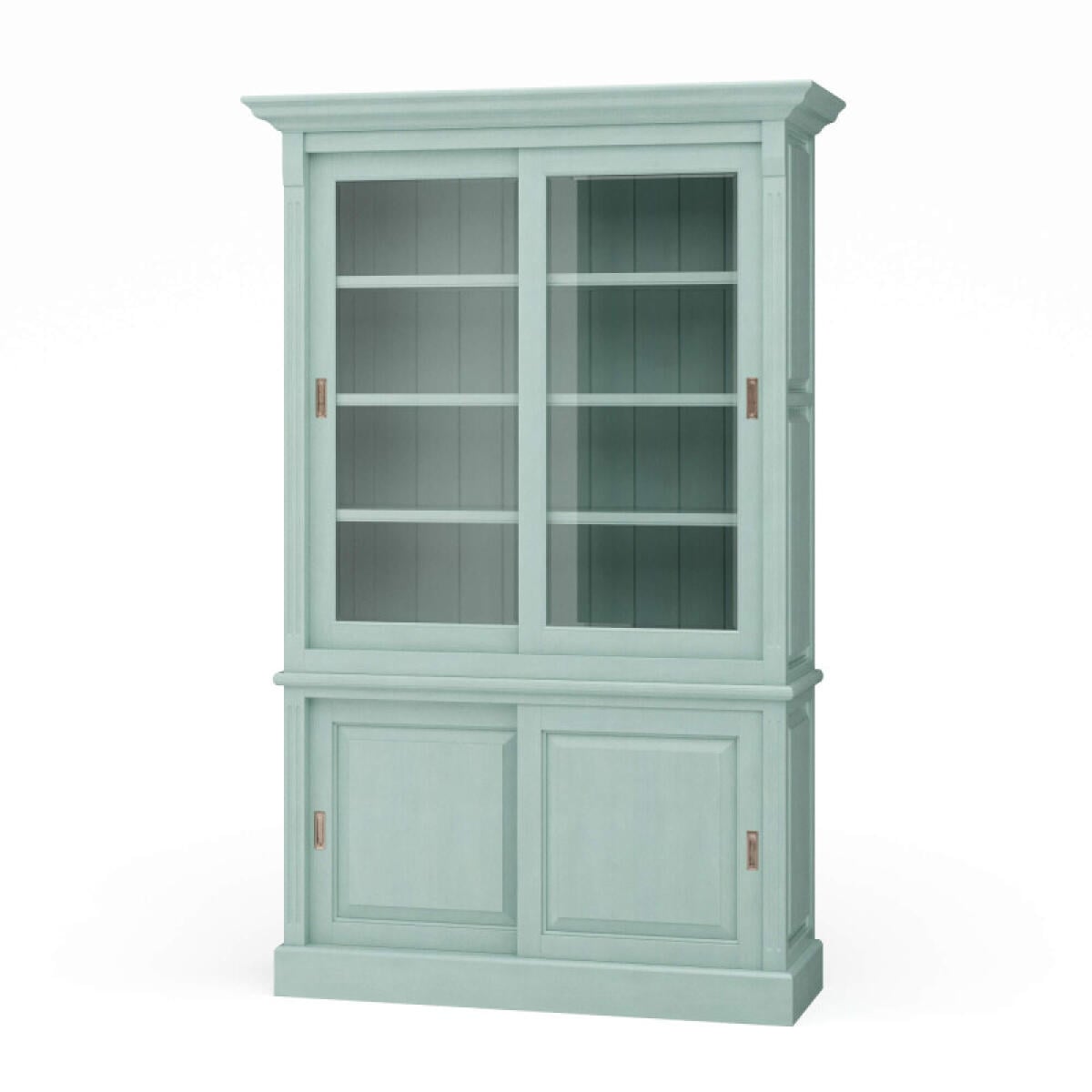 0108d35db80a06a3eecf46d1185a6cc2 Hudson 88'' Bookcase W/ 2 Sliding Doors - Image 1