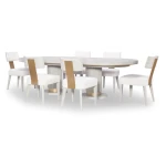 Complete Oval Dining Table Dining Tables Cream 23