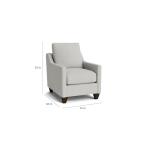 True Custom™ True CustomÂ® Slope Arm Accent Chair Chairs Bassett Furniture 8