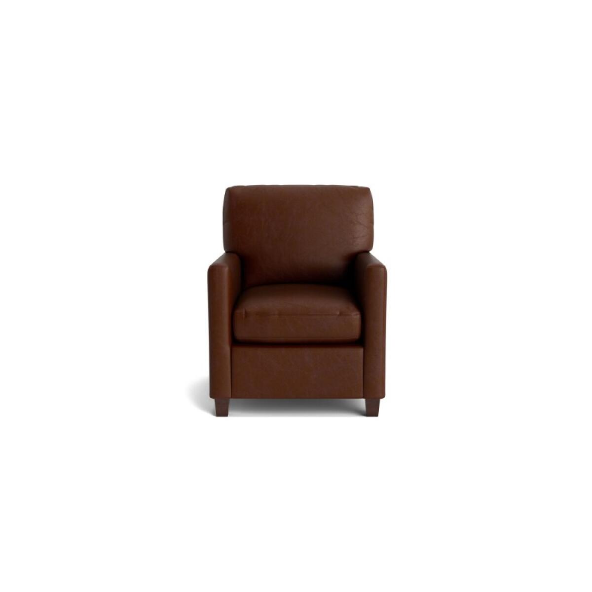 Trent Leather Accent Chair Chairs Bassett Furniture 2 Trent Leather Accent Chair Chairs Bassett Furniture 2